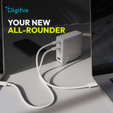 Digitus Caricatore USB GaN 140W, 3x USB-C, 1x USB-A, Caricabatterie 