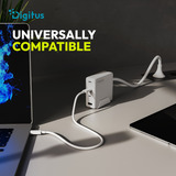 Digitus Caricatore USB GaN 140W, 3x USB-C, 1x USB-A, Caricabatterie 