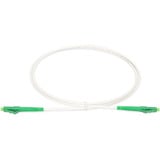 Digitus Cavo patch in fibra ottica simplex, rinforzato in acciaio, monomodale, LC/APC > LC/APC bianco