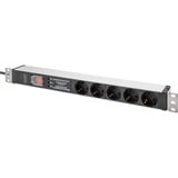Digitus DN-95433, Ciabatta Nero/alluminio