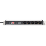 Digitus DN-95433, Ciabatta Nero/alluminio