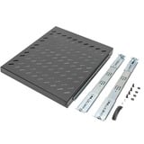 Digitus Ripiano estraibile per armadi da 483 mm (19"), Il vano inferiore grigio, Nero, 25 kg, 1U, Turchia, 48,3 cm (19"), 490 mm