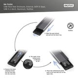 Digitus USB M.2 SSD, Disk enclosure alluminio