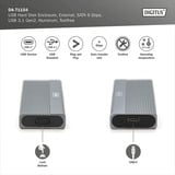 Digitus USB M.2 SSD, Disk enclosure alluminio
