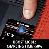 EINHELL PXC-PLUS Starter-Set, 18V 4-6Ah & 6A Boostcharger Nero/Rosso
