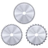 EINHELL Set di lame per sega circolare HM, Ø 250 x 30mm, 2,5mm, 24 denti / 42 denti / 60 denti, Impostare la lama per sega 