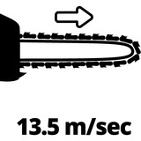 Einhell 4501710 motosega 1800 W Nero, Rosso rosso/Nero, 32,5 cm, 35 cm, 13,5 m/s, Nero, Rosso, 0,16 L, AC