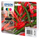 Epson 503XL cartuccia d'inchiostro 4 pz Originale Resa elevata (XL) Nero, Ciano, Magenta, Giallo Resa elevata (XL), Nero, Ciano, Magenta, Giallo, 9,2 ml, 6,4 ml, 4 pz, Confezione multipla