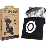 GLOBBER EXPLORER TRIKE Copertura antipioggia Nero/trasparente