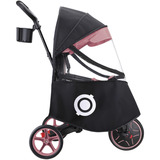 GLOBBER EXPLORER TRIKE Copertura antipioggia Nero/trasparente