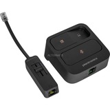 HP Poly MDA105 QD USB-A Analog-Switch, Interruttore Nero