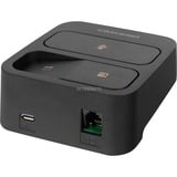 HP Poly MDA105 QD USB-A Analog-Switch, Interruttore Nero