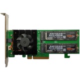 HighPoint SSD7502 controller RAID PCI Express x16 3.0, 4.0 14 Gbit/s M.2, PCI Express x16, 3.0, 4.0, 0, 1, 14 Gbit/s, Low Profile MD2 Card