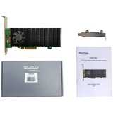 HighPoint SSD7502 controller RAID PCI Express x16 3.0, 4.0 14 Gbit/s M.2, PCI Express x16, 3.0, 4.0, 0, 1, 14 Gbit/s, Low Profile MD2 Card