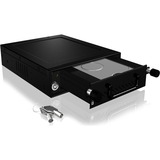 ICY BOX IB-148SSK-B pannello drive bay Nero, Inquadramento Nero, Nero, Metallo, 180 mm, 146 mm, 43 mm, 970 g