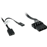 Inter-Tech Argus RS-08 Case per computer Ventilatore 12 cm Nero, Bianco 3 pz Nero, Ventilatore, 12 cm, 1200 Giri/min, 30 dB, 59,47 m³/h, Nero, Bianco