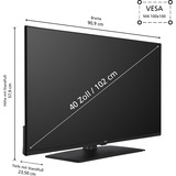 JVC LT-40VF4455, Televisore LED Nero