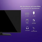 JVC LT-40VF4455, Televisore LED Nero
