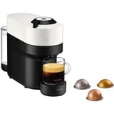 Krups Vertuo Pop Nespresso by XN9201, Macchina a capsula Nero/Bianco, Macchina per caffè a capsule, 0,56 L, Capsule caffè, 1500 W, Nero, Bianco