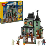 LEGO Creator 3in1 31167 Villa Spettrale, Giocattolo Trasformabile in Nave Fantasma o in Treno, Regalo Creativo per Bambini 9+, Giochi di costruzione Giocattolo Trasformabile in Nave Fantasma o in Treno, Regalo Creativo per Bambini 9+, Set da costruzione, 9 anno/i, Plastica, 736 pz, 1,64 kg