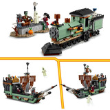 LEGO Creator 3in1 31167 Villa Spettrale, Giocattolo Trasformabile in Nave Fantasma o in Treno, Regalo Creativo per Bambini 9+, Giochi di costruzione Giocattolo Trasformabile in Nave Fantasma o in Treno, Regalo Creativo per Bambini 9+, Set da costruzione, 9 anno/i, Plastica, 736 pz, 1,64 kg