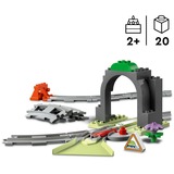 LEGO DUPLO Town 10425 Pack di Espansione Tunnel e Binari Ferroviari, Giochi Didattici per Bambini e Bambine 2+, Elementi Pista, Giochi di costruzione Giochi Didattici per Bambini e Bambine 2+, Elementi Pista, Set da costruzione, 2 anno/i, Plastica, 20 pz, 708 g