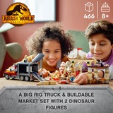 LEGO La fuga del T. rex e dell’Atrociraptor, Giochi di costruzione Set da costruzione, 8 anno/i, Plastica, 466 pz, 1,04 kg