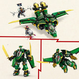LEGO NINJAGO Jet Mech di Lloyd, Giochi di costruzione Set da costruzione, 9 anno/i, Plastica, 1112 pz, 1,28 kg