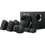 Logitech Z906 500 W Nero 5.1 canali, Altoparlante PC Nero, 5.1 canali, 500 W, Universale, Nero, 1000 W, IR, Vendita al dettaglio
