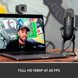 Logitech for Creators StreamCam - Webcam Premium per Streaming e Creazione Contenuti Video, Full HD 1080p 60 fps, Lente in Vetro Premium, Messa a Fuoco Automatica, USB, per PC, Mac. Grafite grafite, Full HD 1080p 60 fps, Lente in Vetro Premium, Messa a Fuoco Automatica, USB, per PC, Mac. Grafite, 1920 x 1080 Pixel, 60 fps, 1080p, 2 - 3.7 mm, 0.1 m, 78°