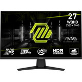 MSI MAG 274QF Monitor PC 68,6 cm (27") 2560 x 1440 Pixel Wide Quad HD LCD Nero, Monitor di gioco Nero, 68,6 cm (27"), 2560 x 1440 Pixel, Wide Quad HD, LCD, 0,5 ms, Nero