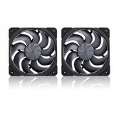 Noctua NF-A12x25 G2 PWM Sx2-PP chromax.black, Ventola Nero