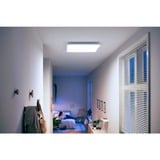 Philips Hue Pannello quadrato Aurelle, Luce LED bianco, Philips Hue White ambiance Pannello quadrato Aurelle, Lampada a soffitto intelligente, Bluetooth, Bianco, LED, Alluminio, Lampadina/e non sostituibile/i