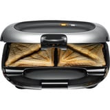 Rommelsbacher Sandwich maker ST 1000, Creatore del panino Nero/Argento