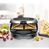 Rommelsbacher Sandwich maker ST 1000, Creatore del panino Nero/Argento