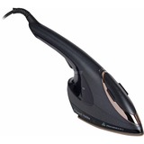 Russell Hobbs Steam Genie 2 in 1 Spazzola a Vapore, Ferro da stiro blu scuro/Champagne