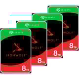 Seagate IronWolf NAS 4 x 8 TB Bundle, Hard-disk 
