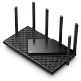 TP-Link Archer AX5400 router wireless Gigabit Ethernet Tri-band (2,4 GHz/5 GHz/6 GHz) Nero Nero, Wi-Fi 6E (802.11ax), Tri-band (2,4 GHz/5 GHz/6 GHz), Collegamento ethernet LAN, Nero, Router da tavolo