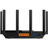 TP-Link Archer AX5400 router wireless Gigabit Ethernet Tri-band (2,4 GHz/5 GHz/6 GHz) Nero Nero, Wi-Fi 6E (802.11ax), Tri-band (2,4 GHz/5 GHz/6 GHz), Collegamento ethernet LAN, Nero, Router da tavolo