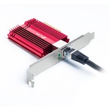 TP-Link TX401 scheda di rete e adattatore Interno Ethernet 10000 Mbit/s rosso, Interno, Cablato, PCI Express, Ethernet, 10000 Mbit/s, Rosso