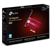 TP-Link TX401 scheda di rete e adattatore Interno Ethernet 10000 Mbit/s rosso, Interno, Cablato, PCI Express, Ethernet, 10000 Mbit/s, Rosso