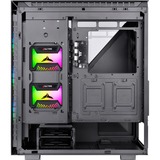 Thermaltake Divider 500 TG ARGB Midi Tower Nero Nero, Midi Tower, PC, Nero, ATX, micro ATX, Mini-ITX, SPCC, 17 cm