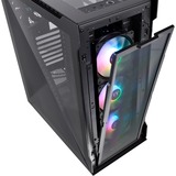 Thermaltake Divider 500 TG ARGB Midi Tower Nero Nero, Midi Tower, PC, Nero, ATX, micro ATX, Mini-ITX, SPCC, 17 cm