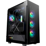 Thermaltake Divider 500 TG ARGB Midi Tower Nero Nero, Midi Tower, PC, Nero, ATX, micro ATX, Mini-ITX, SPCC, 17 cm