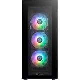 Thermaltake Divider 500 TG ARGB Midi Tower Nero, Chassis Tower Nero, Midi Tower, PC, Nero, ATX, micro ATX, Mini-ITX, SPCC, 17 cm