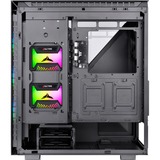 Thermaltake Divider 500 TG ARGB Midi Tower Nero, Chassis Tower Nero, Midi Tower, PC, Nero, ATX, micro ATX, Mini-ITX, SPCC, 17 cm