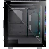 Thermaltake Divider 500 TG ARGB Midi Tower Nero, Chassis Tower Nero, Midi Tower, PC, Nero, ATX, micro ATX, Mini-ITX, SPCC, 17 cm