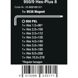 Wera 950/9 Hex-Plus 8, 05022102001, Cacciavite cromo