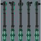 Wera Cricchetto Zyklop Speed 8000 C Black Edition, 1/2", Pistola Nero/Verde