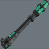 Wera Cricchetto Zyklop Speed 8000 C Black Edition, 1/2", Pistola Nero/Verde